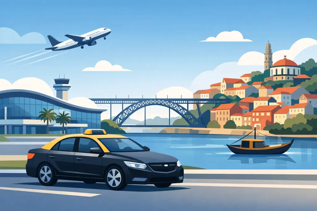How Much Is a Taxi From Porto Airport to Porto?